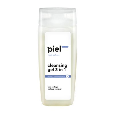 Гель-демакіяж для нормальної та комбінованої шкіри Piel Cosmetics Cleansing Gel 3 in 1, 200 ml PL18 фото 1 savanni.com.ua