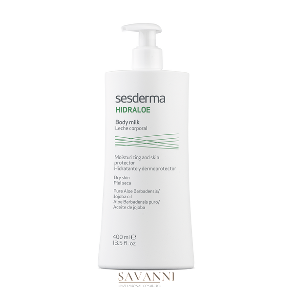 Зволожуюче молочко для тіла з алое Sesderma Hidraloe Body Milk 400 мл SD40001447 фото 1 savanni.com.ua