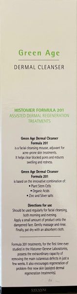 Очищающий мусс для проблемной и жирной кожи HISTOMER Green Age Dermal Cleanser, 150 мл HIST044 фото 2 savanni.com.ua