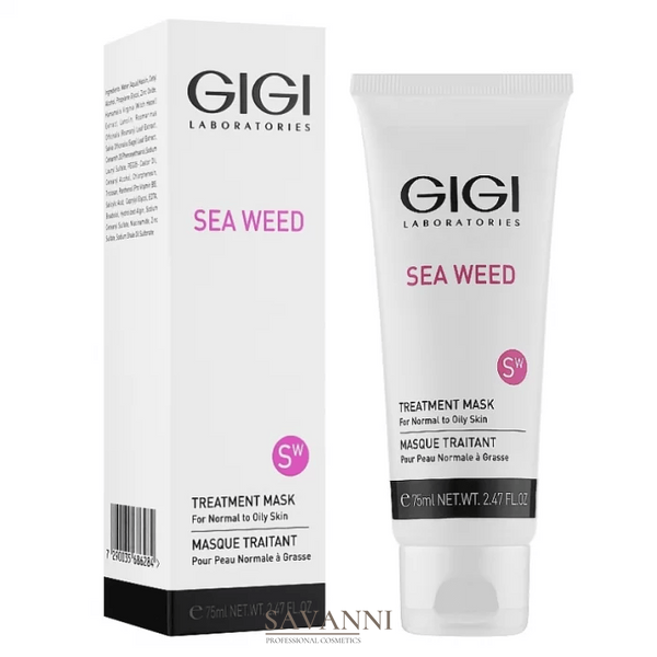 Лікувальна маска для жирної та проблемної шкіри GIGI Sea Weed Treatment Mask GG31055 фото 2 savanni.com.ua