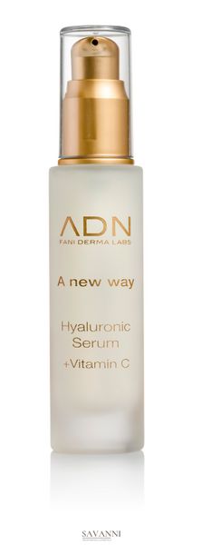 Гіалуронова сироватка з вітаміном С ADN New Way Hyaluronic Serum, 30 мл ADN7733 фото 1 savanni.com.ua