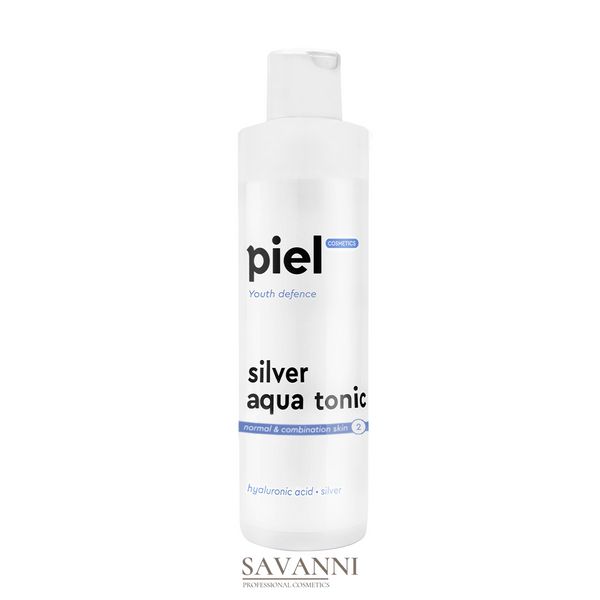 Тоник для увлажнения нормальной и комбинированной кожи лица Piel Cosmetics Silver Aqua Tonic 250 ml PL11 фото 1 savanni.com.ua