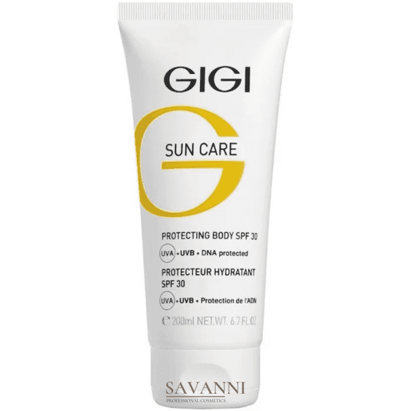 Сонцезахисний крем для тіла Gigi Sun Care Sun Block Body Moisturizer SPF 30, 200 мл GG36044 фото 1 savanni.com.ua