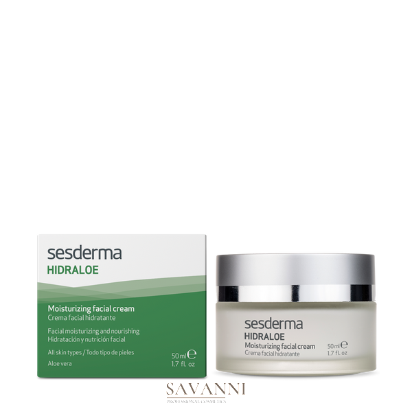 Увлажняющий крем для лица Sesderma Hidraloe Moisturizing Face Cream 50 мл SD40000279 фото 2 savanni.com.ua