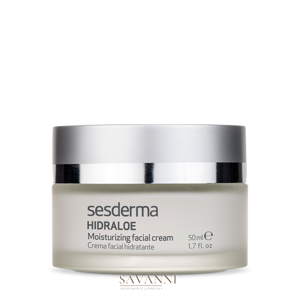 Зволожуючий крем для обличчя Sesderma Hidraloe Moisturizing Face Cream 50 мл SD40000279 фото 1 savanni.com.ua