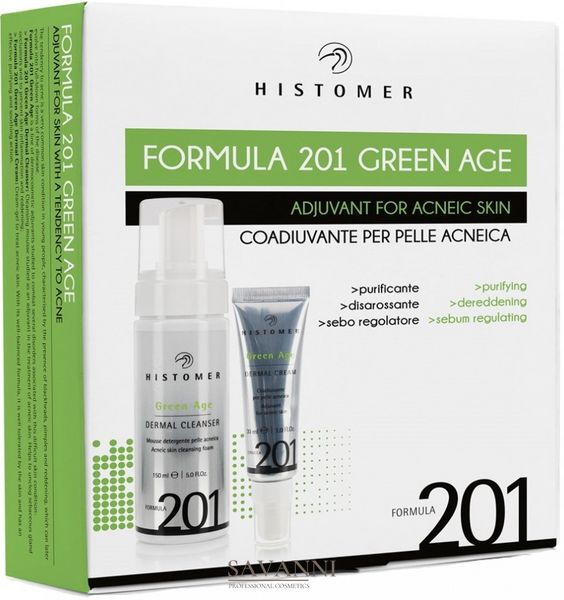 Комплексний догляд для шкіри з акне HISTOMER Green Age Complete Acne Kit HIST056 фото 1 savanni.com.ua