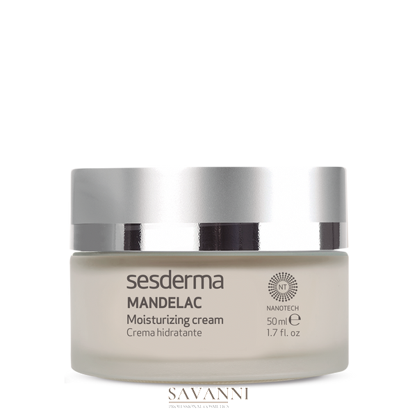 Зволожуючий крем для обличчя із мигдальною кислотою Sesderma Mandelac Moisturizing Cream 50 мл SD40000077 фото 1 savanni.com.ua