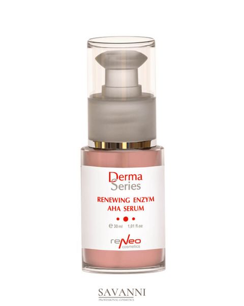 Ензимна регенеруюча сироватка з АНА-кислотами Derma Series Renewing enzym aha serum, 30ml Н108 фото 1 savanni.com.ua