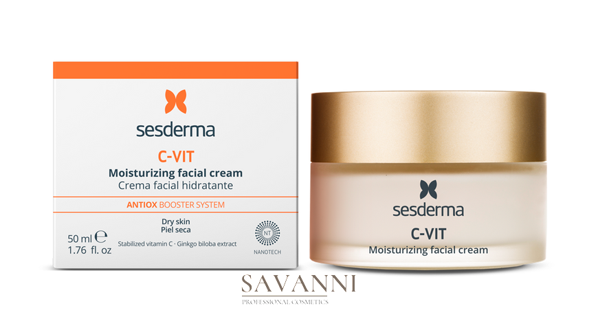 Зволожуючий крем проти зморшок C-Vit Moisturizing Face Cream 50 мл SD40002442 фото 2 savanni.com.ua