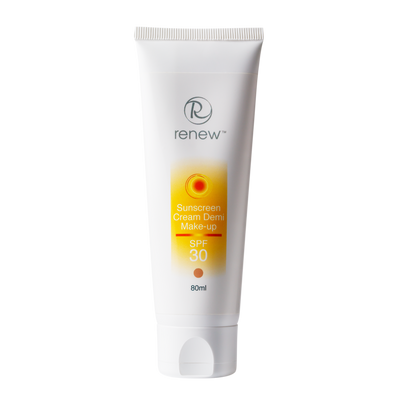 Сонцезахисний тональний крем-антиоксидант SPF-30 Renew Whitening Sunscreen Cream SPF-30 Demi Make up 80 мл RNW9007080 фото 1 savanni.com.ua