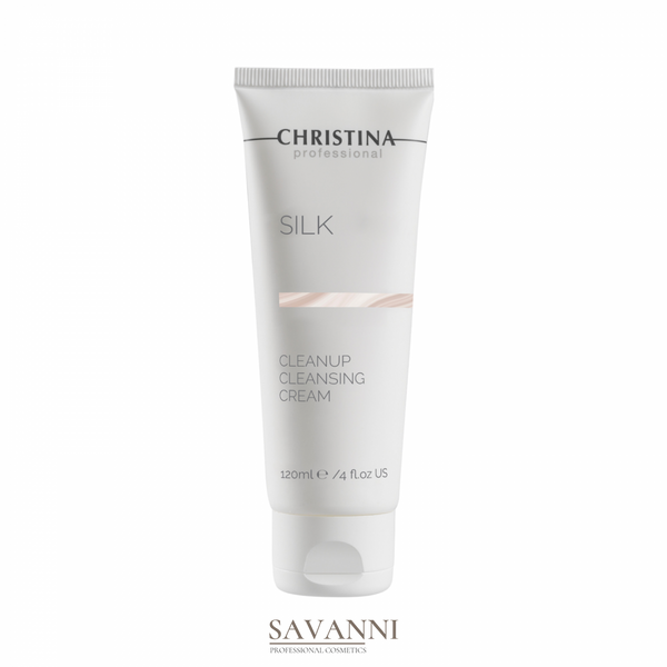 Очищувальний крем для обличчя Christina Silk Clean Up Cleansing Cream, 120 мл CHR712 фото 1 savanni.com.ua