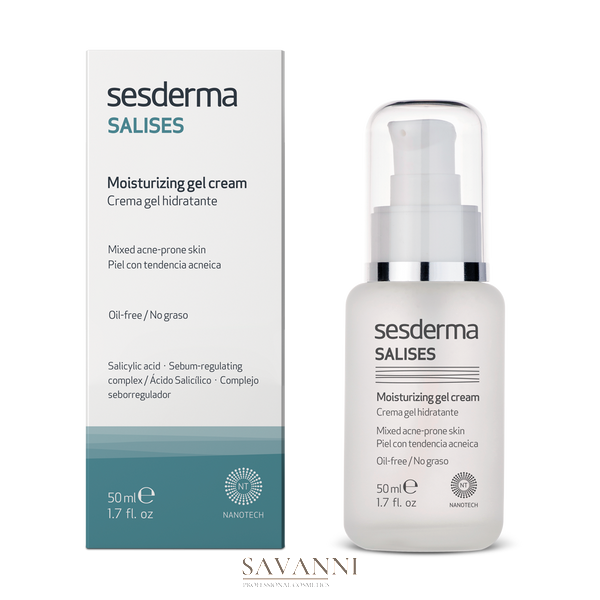 Зволожуючий крем-гель для обличчя Sesderma Salises Moisturizing Gel Cream 50 мл SD40000050 фото 2 savanni.com.ua