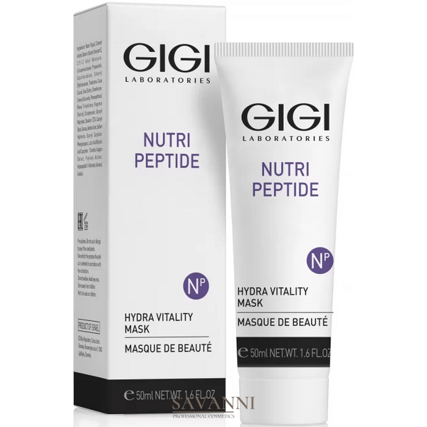 Пептидна зволожуюча маска для обличчя, GiGi Nutri-Peptide Hydra Vitality Mask GG11508 фото 3 savanni.com.ua