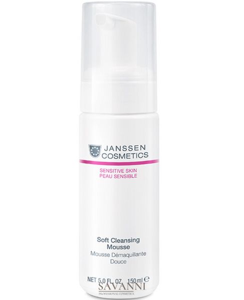 Нежный мусс для умывания JANSSEN Sensitive Skin Soft Cleansing Mousse JC2000 фото 1 savanni.com.ua