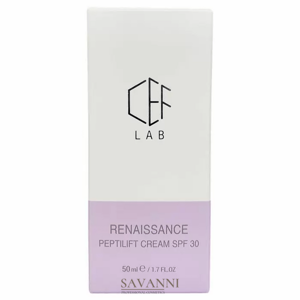 Пептидный дневной крем SPF 30 CEF Lab Renaissance Peptilift Cream 50 мл CL1205 фото 4 savanni.com.ua