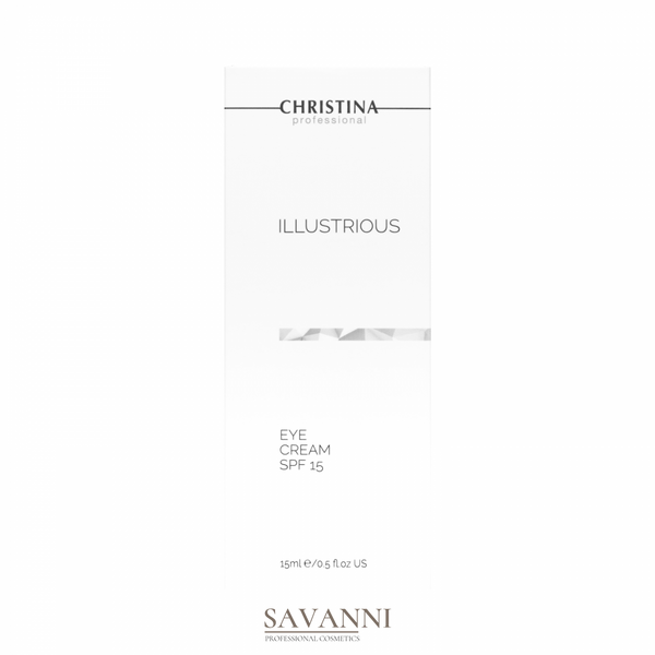 Крем для шкіри навколо очей Christina Illustrious Eye Cream SPF 15, 15 мл CHR512 фото 3 savanni.com.ua