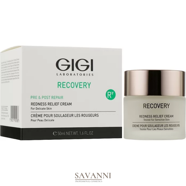 Крем від почервоніння та подразнення Gigi Recovery Redness Relief Cream, 50 ml GG20048 фото 1 savanni.com.ua