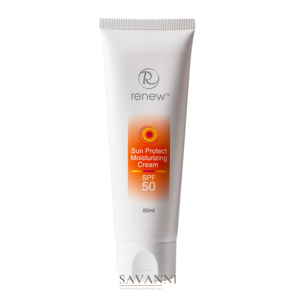 Сонцезахисний зволожуючий крем SPF-50 Renew Sun Protect Moisturizing Cream SPF-50 80 мл RNW8006080 фото 1 savanni.com.ua