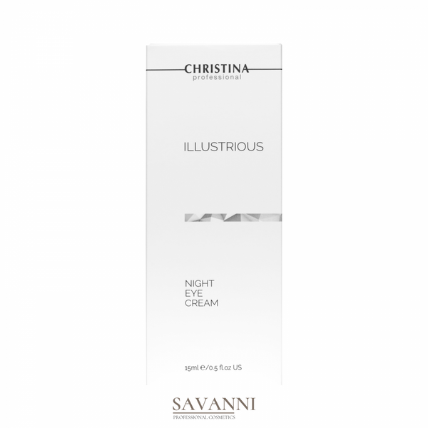 Омолаживающий ночной крем для кожи вокруг глаз Christina Illustrious Night Eye Cream, 15 мл CHR511 фото 3 savanni.com.ua