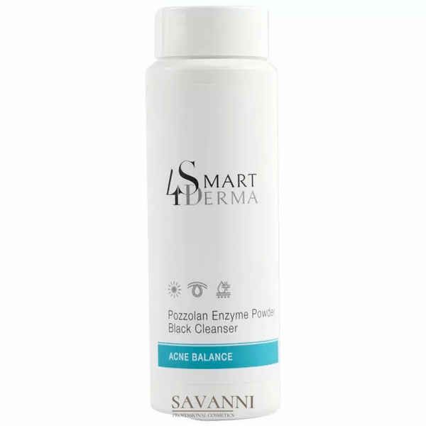 Энзимная пудра с вулканической пылью Smart4Derma Acne Balance 80 грамм S4D301 фото 1 savanni.com.ua