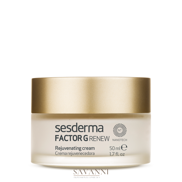 Омолоджуючий крем для обличчя з факторами росту Sesderma Factor G Renew 50 мл SD40001753 фото 1 savanni.com.ua