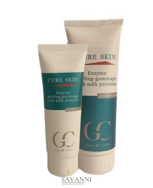 Ензимний пілінг-скатка з молочними протеїнами Cure Skin 75мл CS505 фото 1 savanni.com.ua