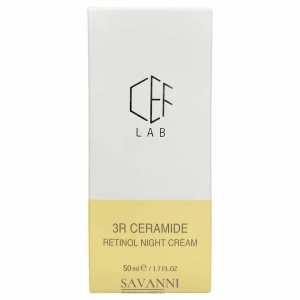 Удосконалюючий нічний ретиноловий крем CEF Lab 3R Ceramide Retinol Night Cream 50 мл CL1406 фото 3 savanni.com.ua