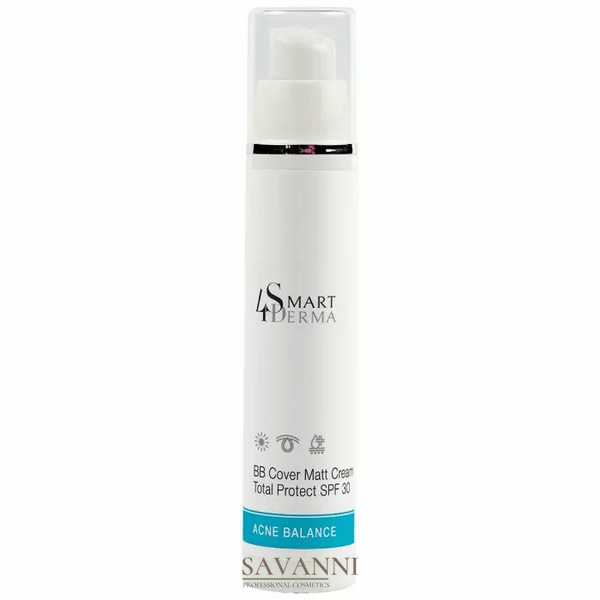 Матуючий ВВ крем SPF 30 Smart4Derma Acne Balance 50 мл S4D310 фото 1 savanni.com.ua