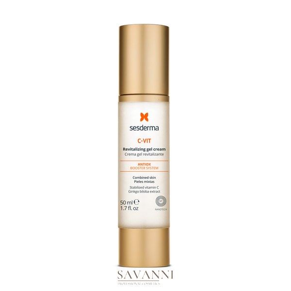 Ревитализирующий крем-гель с витамином C для лица Sesderma C-Vit Revitalizing Cream Gel 50 мл SD40002563 фото 1 savanni.com.ua