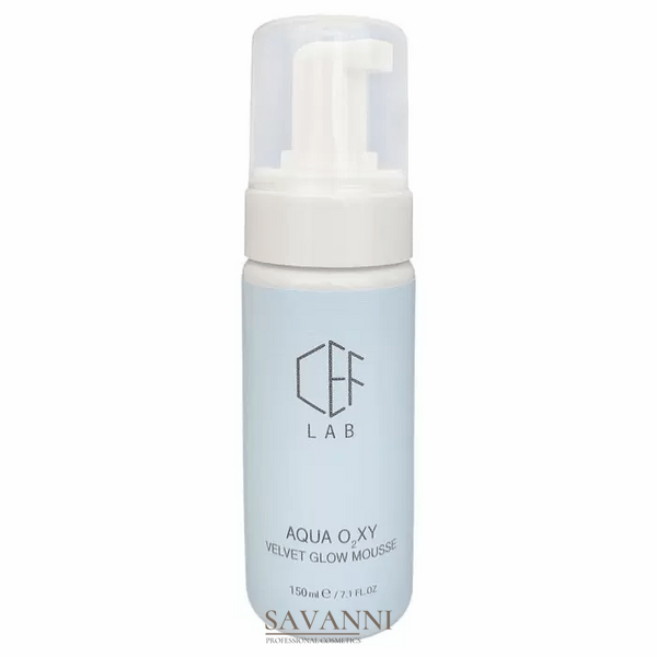 Шовковий антиоксидантний мус CEF Lab Aqua O₂XY Velvet Glow Mousse 150 мл CL1501 фото 1 savanni.com.ua