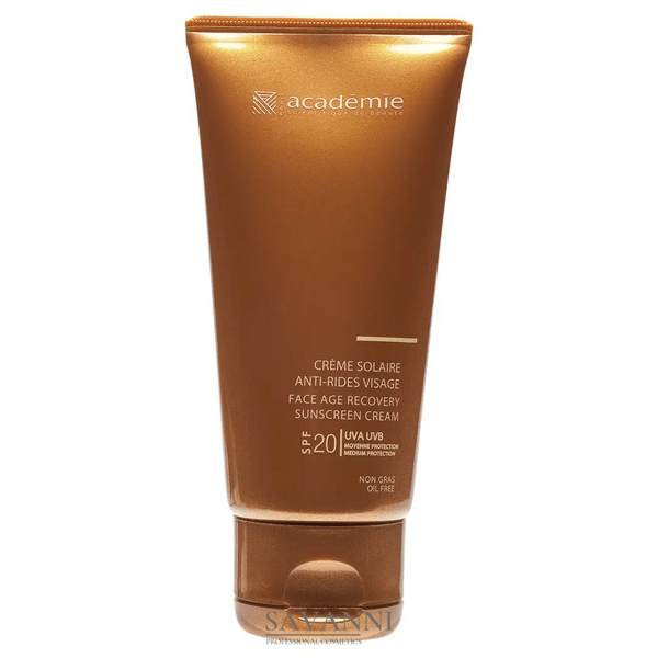 Сонцезахисний регенеруючий крем для обличчя SPF 20 Académie Bronzécran Crème Solaire Anti-Rides Visage SPF 20 50 мл Acdm426000 фото 1 savanni.com.ua