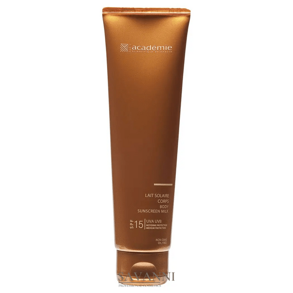 Солнцезащитное молочко для тела SPF 15 Académie Bronzécran Lait Solaire Corps SPF 15 150 мл Acdm427000 фото 1 savanni.com.ua