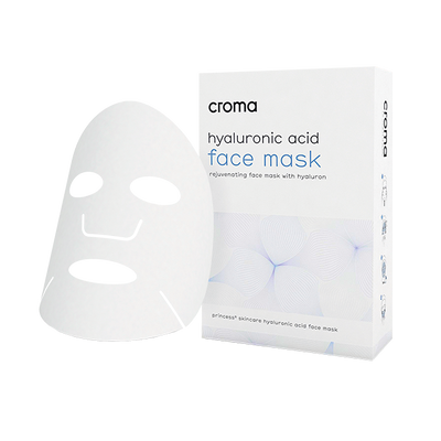 Маска для обличчя на нетканій основі з гіалуроновою кислотою Croma Face Mask With Hyaluronic Acid 35818 фото 1 savanni.com.ua