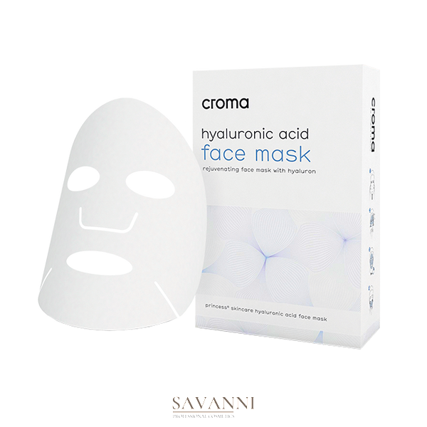 Маска для обличчя на нетканій основі з гіалуроновою кислотою Croma Face Mask With Hyaluronic Acid 35818 фото 1 savanni.com.ua