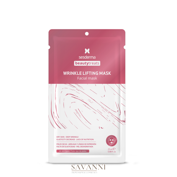 Тканинна омолоджуюча маска-ліфтинг Sesderma Beauty Treats Wrinkle lifting mask 25 мл SD20000667 фото 1 savanni.com.ua