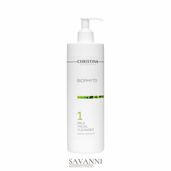 М'який очищувальний гель для обличчя Christina Bio Phyto 1 Mild Facial Cleanser, 500 мл CHR574 фото 1 savanni.com.ua