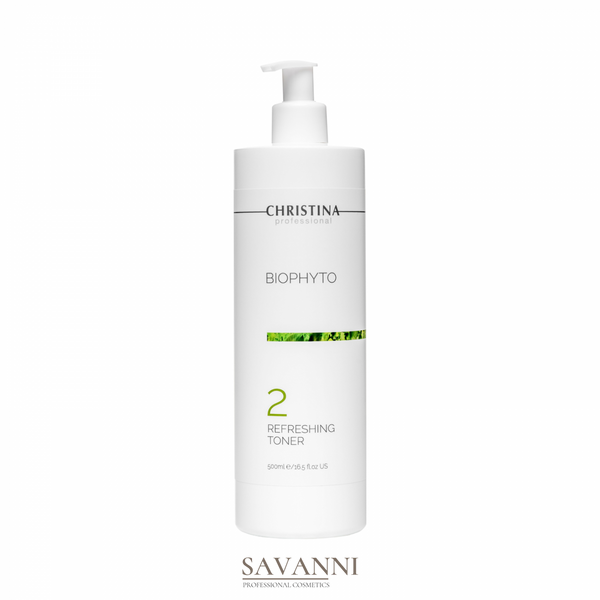 Освежающий тоник для лица Christina Bio Phyto Refreshing Toner 2 этап, 500 мл CHR590 фото 1 savanni.com.ua