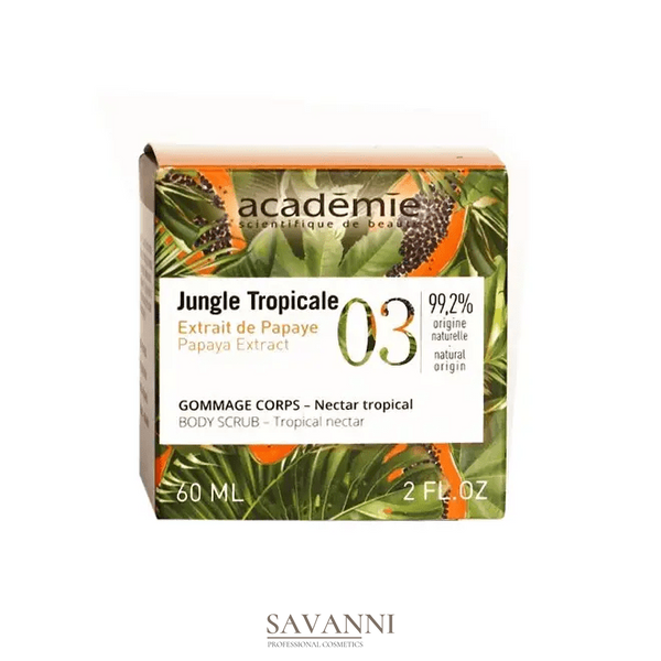 Скраб для тела «Тропический нектар» Acadèmie Jungle Tropicale Body Scrub Tropical Nectar 60 мл Acdm3320000 фото 2 savanni.com.ua