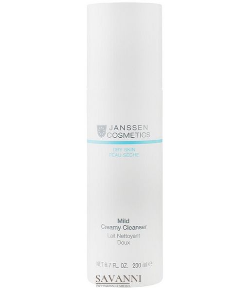 Очищувальне молочко для обличчя Janssen Cosmetics Mild Creamy Cleanser, 200 мл JC5000 фото 1 savanni.com.ua