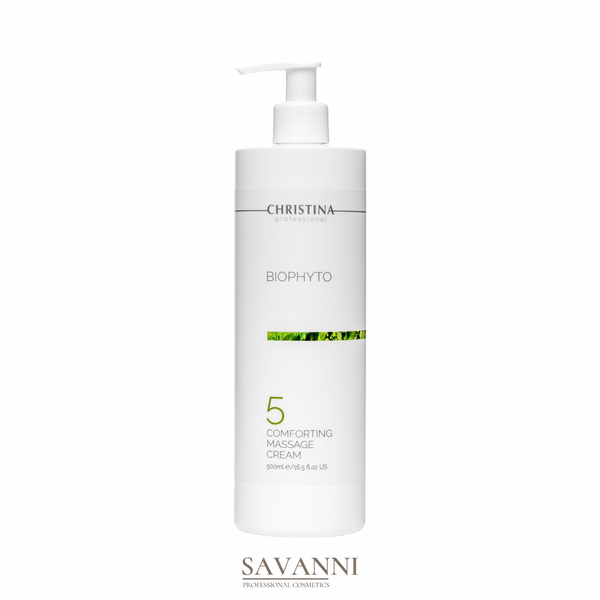 Защитный крем для лица Christina Biophyto 5 Comforting Massage Cream, 500 мл CHR580 фото 1 savanni.com.ua