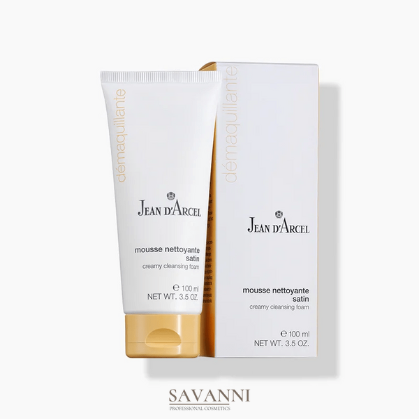 Шовковий очищуючий мус Jean d'Arcel Mousse Nettoyante Satin 100ml JDA2651 фото 1 savanni.com.ua