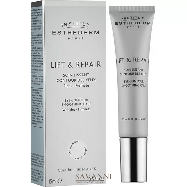 Розгладжуючий догляд навколо очей Institut Esthederm Lift & Repair Eye Contour Smoothing Care V6805 фото 4 savanni.com.ua