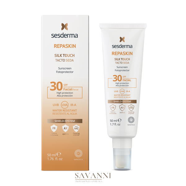 Сонцезахисний крем для обличчя Sesderma Repaskin Silk Touch SPF 30 50 мл SD40005618 фото 2 savanni.com.ua