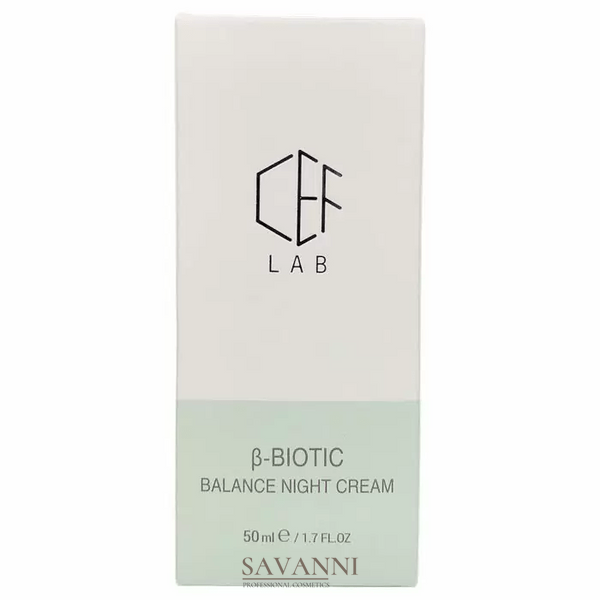 Корректирующий ночной крем CEF Lab β-Biotic Balance Night Cream 50 мл CL1605 фото 3 savanni.com.ua