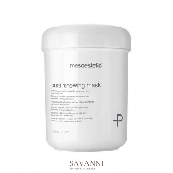 Очищающая маска для проблемной кожи Mesoestetic Pure Renewing Mask 511005 фото 1 savanni.com.ua