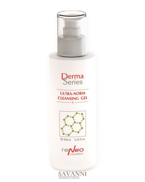 Нормализующий очищающий гель Derma Series Ultra-norm cleansing gel Р171 фото 1 savanni.com.ua