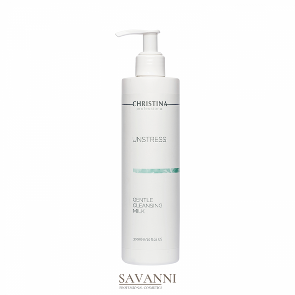 Нежное очищающее молочко для лица Christina Unstress Gentle Cleansing Milk, 300 мл CHR768 фото 1 savanni.com.ua