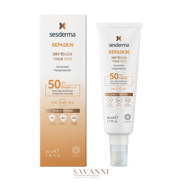 Сонцезахисний крем-гель для обличчя Sesderma Repaskin Dry Touch SPF50 50 мл SD40002620 фото 2 savanni.com.ua