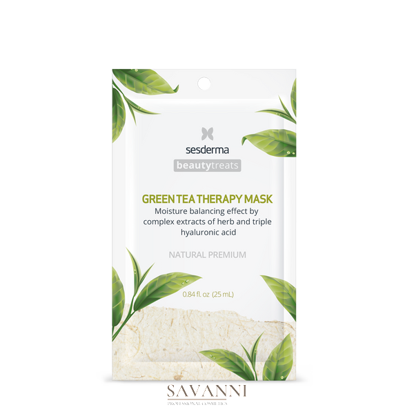 Увлажняющая маска с экстрактом зеленого чая Sesderma Beauty Treats Green Tea Therapy Mask 25 мл SD20000660 фото 1 savanni.com.ua