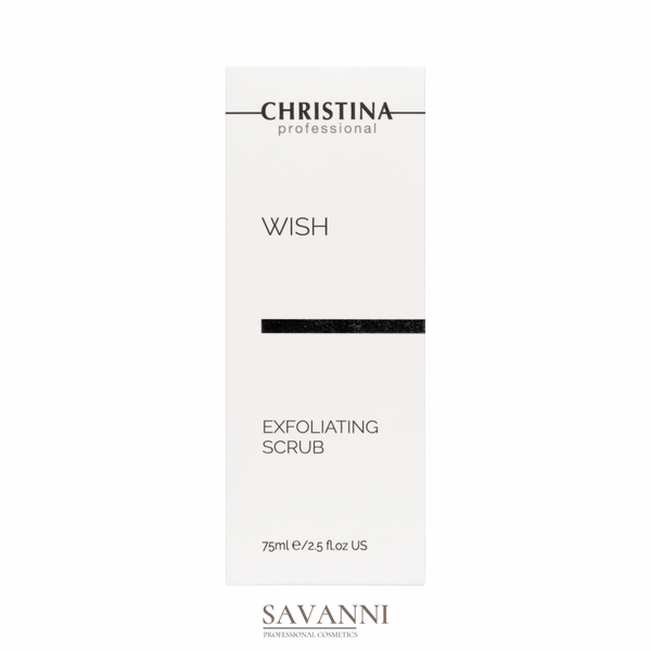 Скраб-ексфоліатор для обличчя Christina Wish Exfoliating Scrub, 75 мл CHR455 фото 3 savanni.com.ua